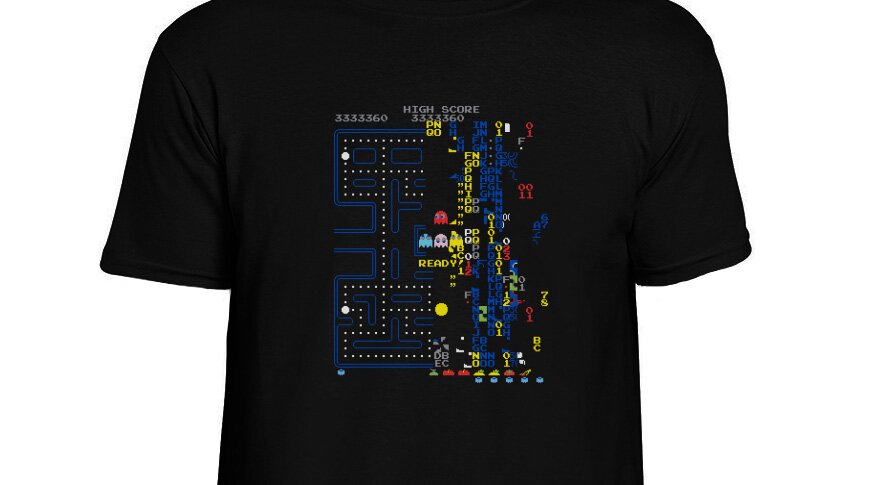 256th LEVEL of PAC-MAN shirt <br />(Pac-Man)