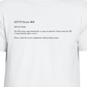 HTTP ERROR 404 shirt <br />(Internet Information Server)